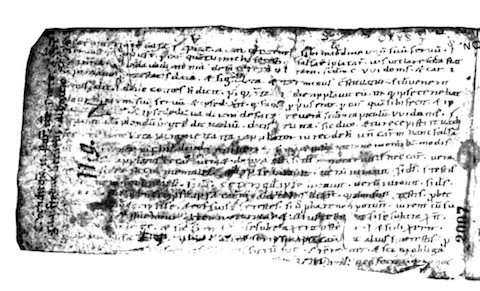 A charter of land purchase, Foligno county, ca. 1100, G. Cencetti, ed., Le carte dell'Abbazia di S. Croce di Sassovivo Vol. I (1023&ndash;1115), Firenze, Leo S. Olschki Editore, 1973, p. 114